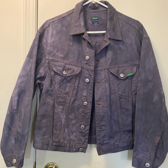 United Colors Of Benetton Jackets & Blazers - United Colors Of Benetton Lavender Jean Jacket